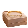 Cross-border trade bestseller wholesale bracelet, double-row zircon micro-inlaid with zircon double hearts, exuding a sense of high-end color retention and luxury Item Picture